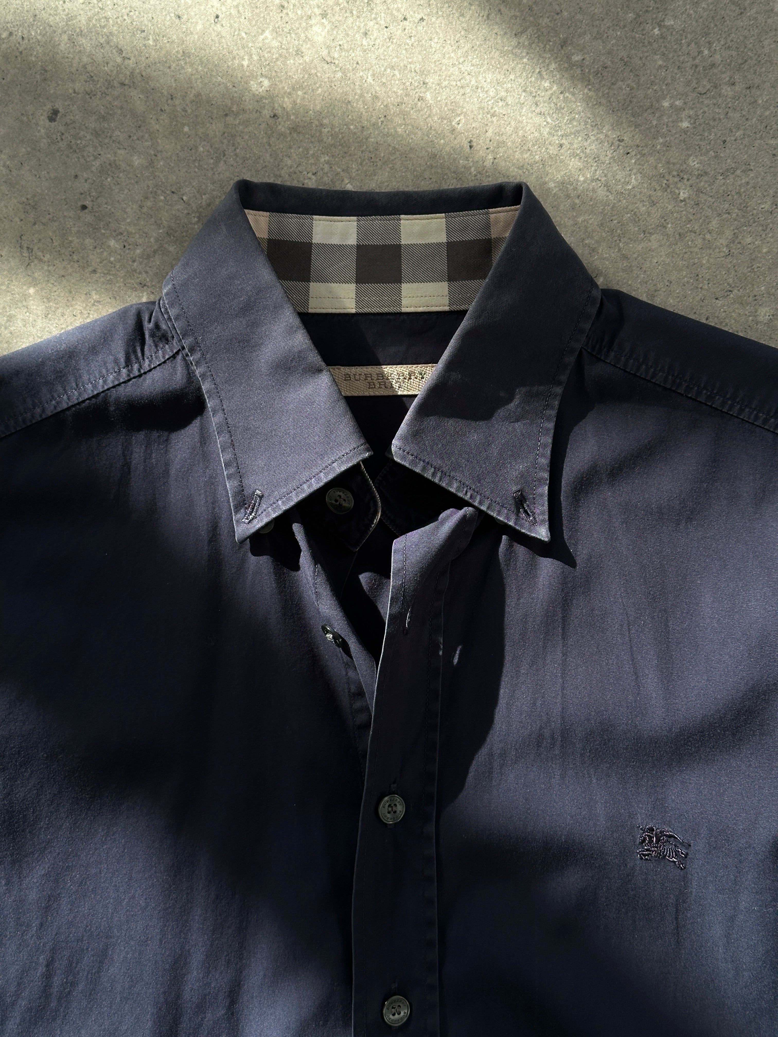 Burberry Cotton Logo Shirt - S/M - SYLK