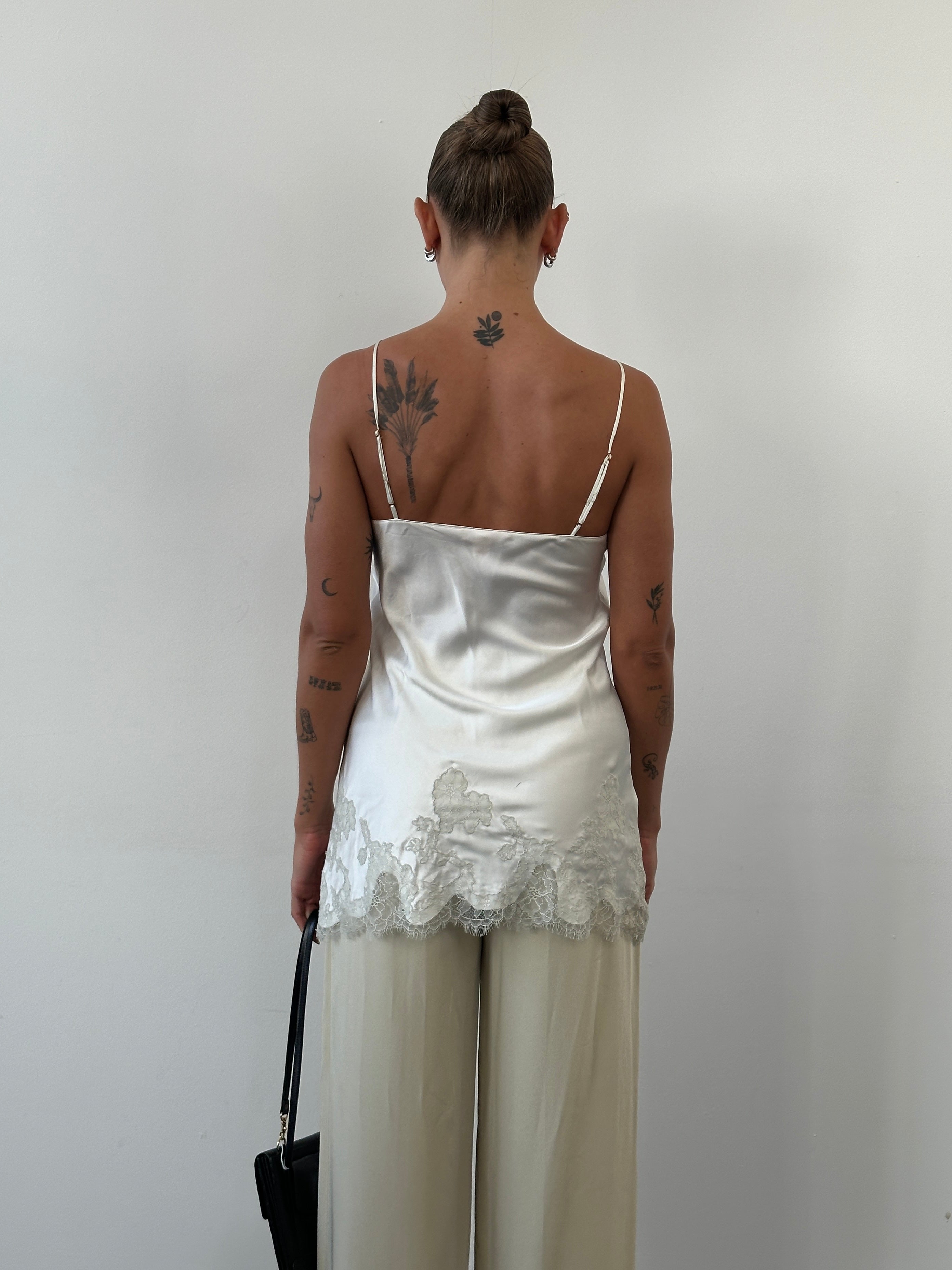 Victoria’s Secret 2000s Lace Satin Slip Dress - S/M - SYLK