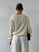 Christian Dior V Neck Logo Knitted Jumper - L/XL - SYLK