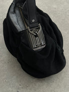 Armani Jeans Suede Ruched Shoulder Bag - SYLK