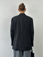 Versace Collction Stripe Pure Wool Single Breasted Blazer - 46R/XL - SYLK