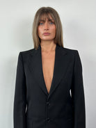 Italian Vintage Pure Wool Single Breasted Blazer - S - SYLK
