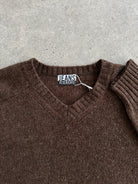 Iceberg Pure Wool V Neck Jumper - XL - SYLK