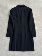 Giorgio Armani 1990s Pure Wool Single Breasted Coat - S - SYLK