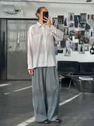 Christian Dior Chemises 1980s Stripe Cotton Logo Shirt - L - SYLK