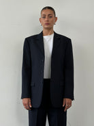 Vintage Wool Single Breasted Blazer - 38S/L - SYLK