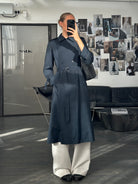London Fog 1980s Double Breasted Cotton Trench Coat - S - SYLK