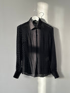 Dolce & Gabbana D&G Silk Sheer Print Shirt - S/M - SYLK