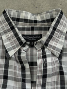 Yves Saint Laurent 1990s Check Shirt - L - SYLK