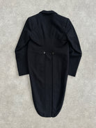 Vintage 1960s Wool Double Breasted Tuxedo Tailcoat Blazer - M - SYLK