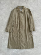 Aquascutum Cotton Concealed Placket Trench Coat - L/XL - SYLK