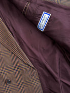 Yves Saint Laurent Diffusion Hommes 1980s Check Wool Blazer - 42R/XL - SYLK