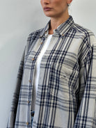 Armani Jeans Check Flannel Pure Cotton Logo Shirt - L/XL - SYLK