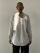 Yves Saint Laurent 80s Stripe Cotton Shirt - M/L - SYLK