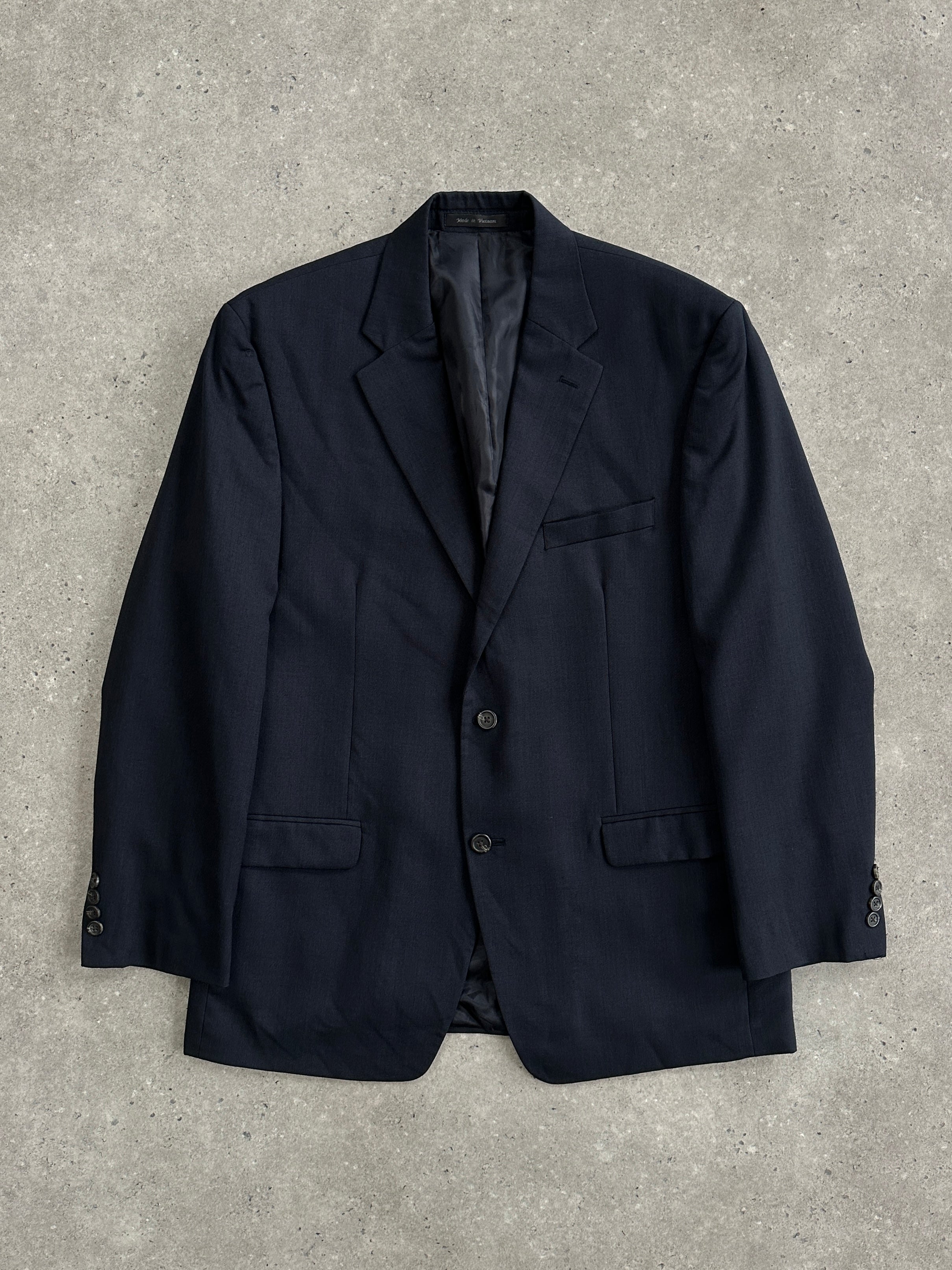 Chaps Ralph Lauren Pure Wool Single Breated Blazer - 44R/XL - SYLK
