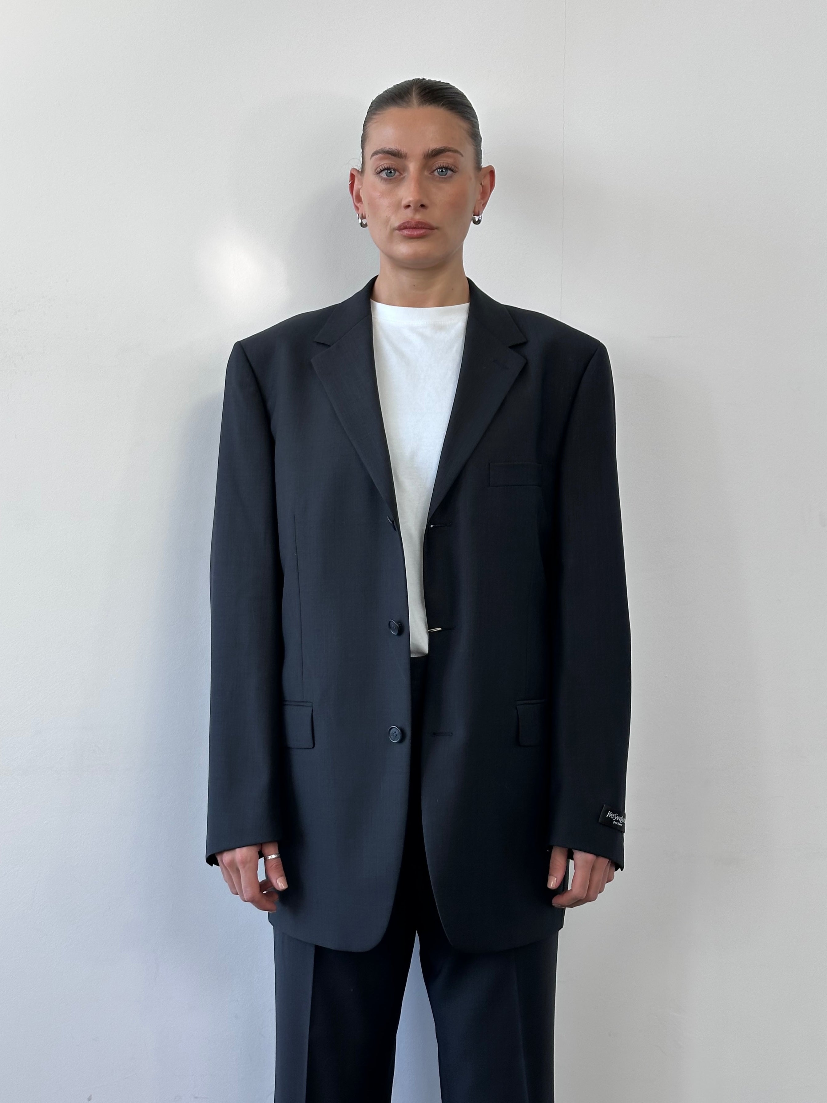 Yves Saint Laurent Pure Wool Single Breasted Suit - 42R/W32 - SYLK