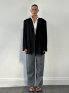 Yves Saint Laurent 90s Pure Wool Single Breasted Blazer - 46R/XXL - SYLK