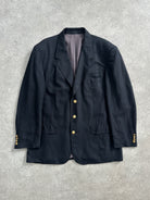 Yves Saint Laurent 1990s Bespoke Button Blazer - 44R/XL - SYLK