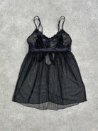 Vintage 2000s Lace Babydoll Satin Cami Top - XS-M - SYLK
