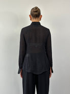 Dolce & Gabbana D&G Silk Sheer Print Shirt - S/M - SYLK