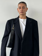 Yves Saint Laurent Brushed Wool Cashmere Bespoke Button Blazer - XL - SYLK