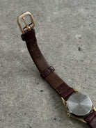 Pulsar 1990s Gold Tone Round Quartz Watch - SYLK