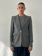 Giorgio Armani Black Label Wool Fitted Blazer - S - SYLK
