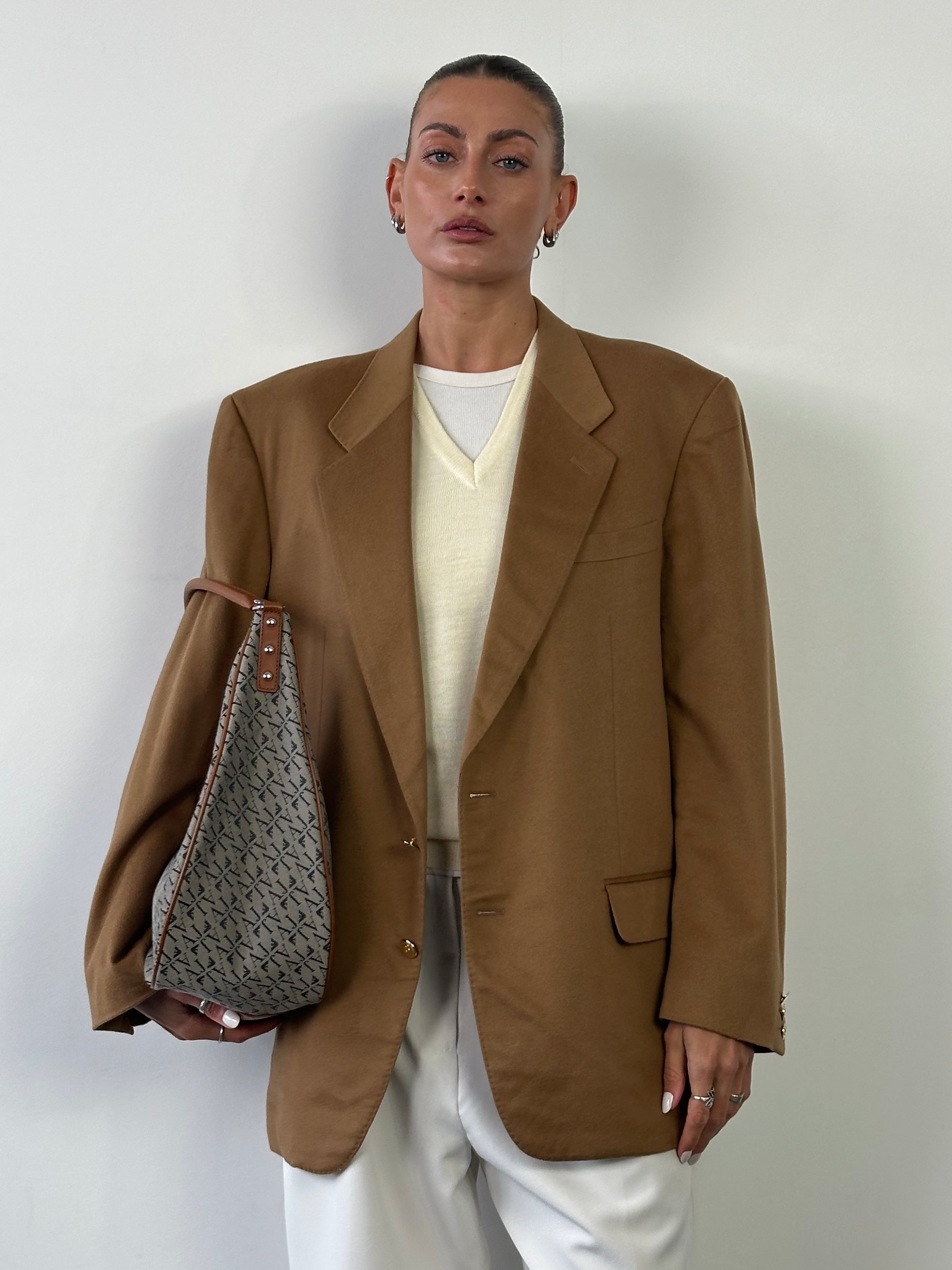 Ballantyne x Loro Piana Pure Cashmere Bespoke Button Blazer - XL - SYLK