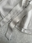 Jaeger Pure Silk Belted Shirt - S - SYLK