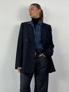 Vintage Pure Virgin Wool Double Breasted Blazer - L/XL - SYLK