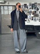 Yves Saint Laurent 1980s Check Brushed Wool Blazer - 40R/L - SYLK