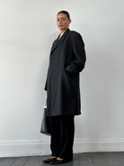 Burberry Pure Wool Twill Concealed Placket Coat - XXL - SYLK