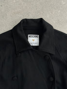 Moschino Coture Pure Wool Double Breasted Coat - L - SYLK