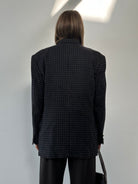 Gianni Versace Cashmere Wool Bespoke Button Check Blazer - L/XL - SYLK