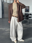Yves Saint Laurent Diffusion Hommes 1980s Check Wool Blazer - 42R/XL - SYLK