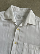 Yves Saint Laurent 90s Cotton Logo Shirt - M - SYLK