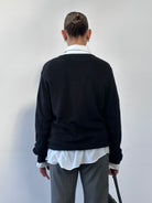 Christian Dior V Neck Logo Knitted Jumper - M/L - SYLK