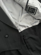 Christian Dior Monsieur 80s Double Breasted Tuxedo Tailcoat Blazer - M - SYLK