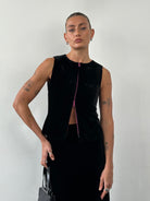 Giorgio Armani 80s Velvet Two Piece Skirt Set - S/W24 - SYLK