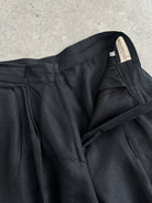 Gianni Versace 1980s Linen High Waisted Trousers - W24 - SYLK