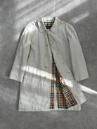 Burberrys Cotton Trench Coat - XL - SYLK