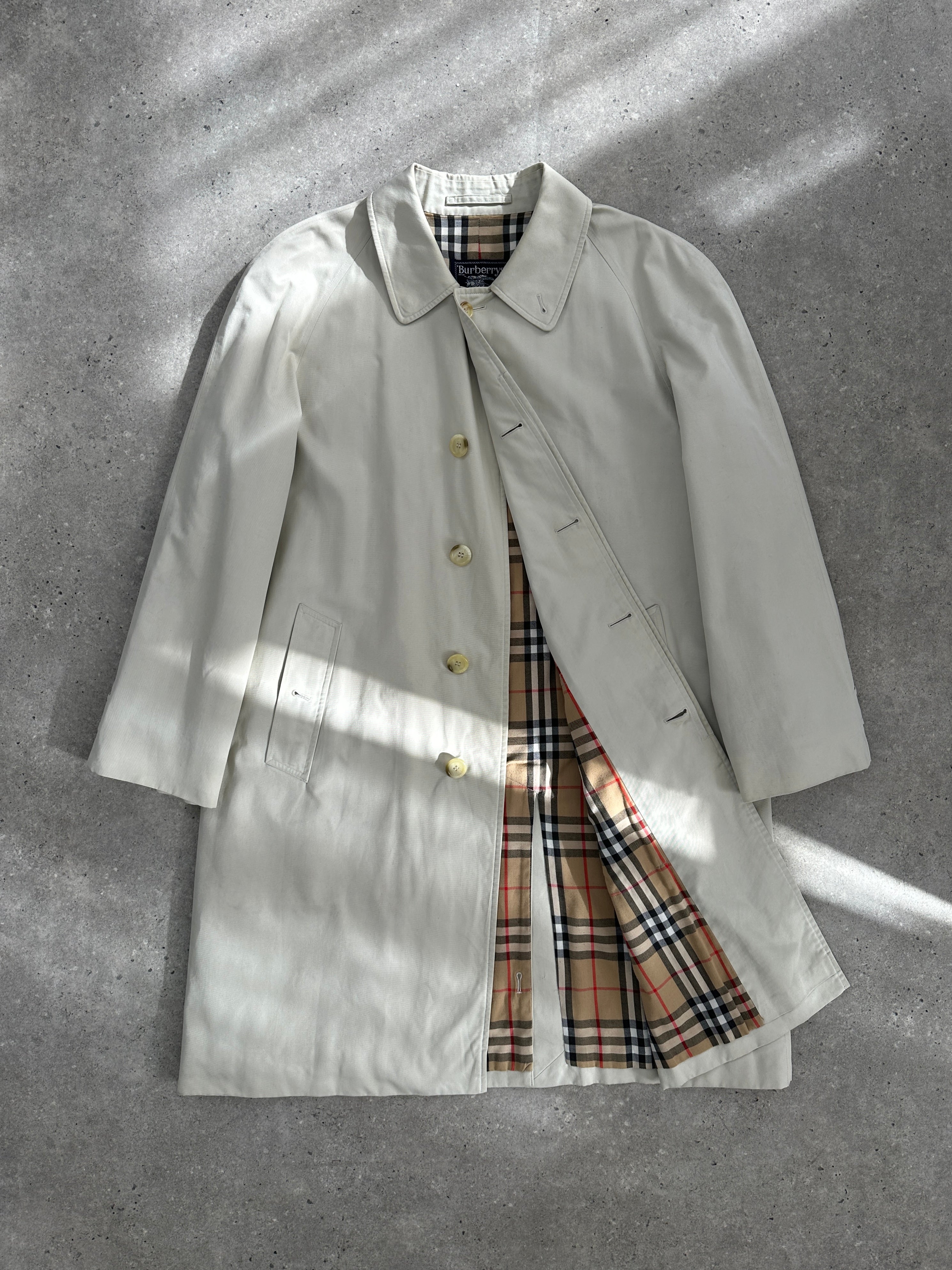 Burberrys Cotton Trench Coat - XL - SYLK
