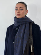 Fendi Wool Check Scarf - SYLK
