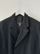 Burberry Pure Wool Twill Concealed Placket Coat - XXL - SYLK