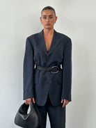 Vintage Linen Lyocel Single Breasted Suit - 40R/W32 - SYLK