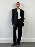 Versace Classic Stripe Pure Wool Single Breasted Suit 44R/W32 - SYLK