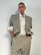 Yves Saint Laurent Chemises Pure Cotton Logo Dress Shirt - L - SYLK