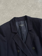 Giorgio Armani Black Label Pure Wool Fitted Blazer - S/M - SYLK