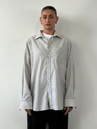 Christian Dior Stripe Cotton Logo Shirt - XL - SYLK