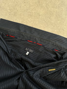 Armani Jeans Stripe Cotton Logo Shirt - M - SYLK